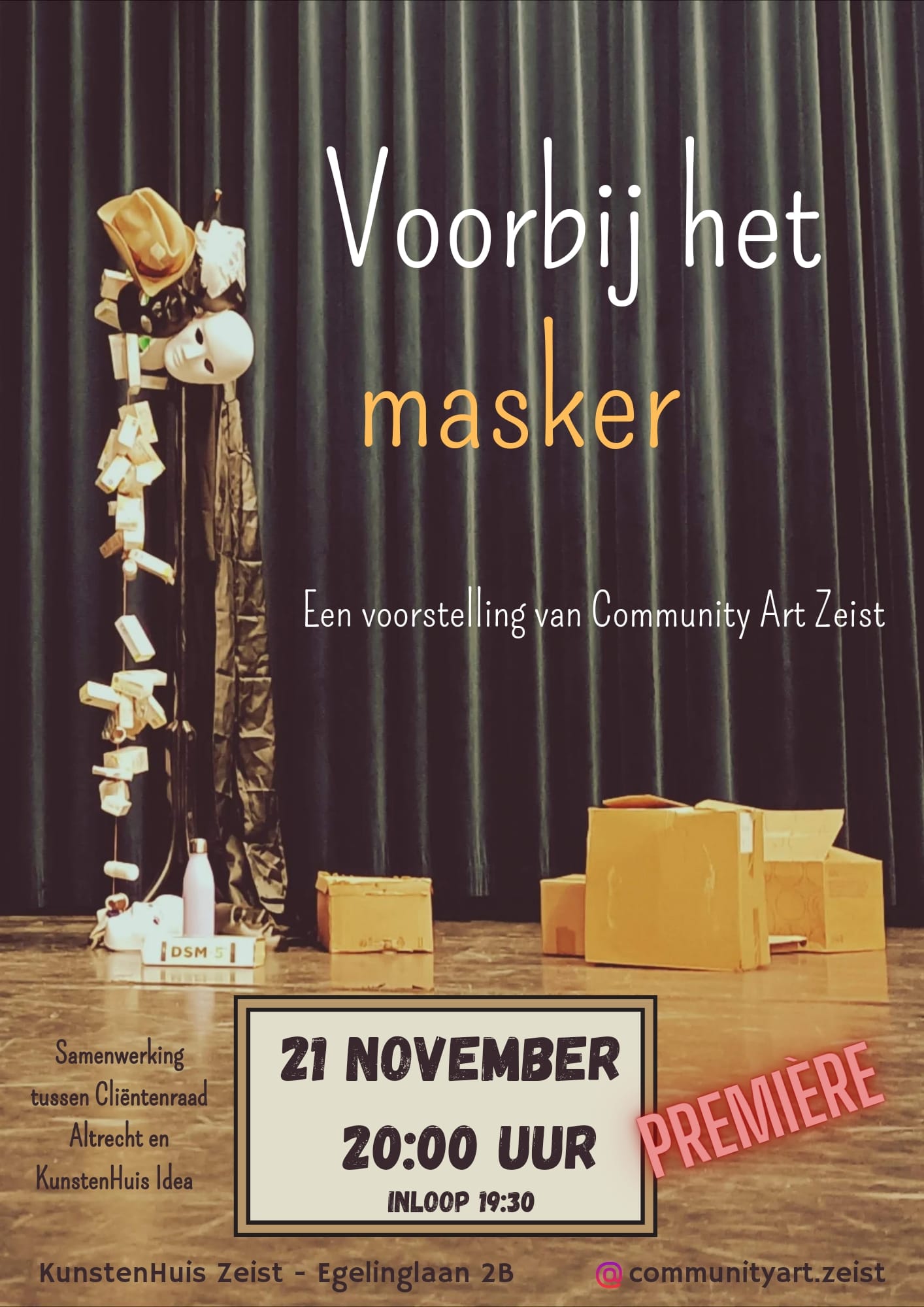 Community Art Zeist speelt Voorbij het masker