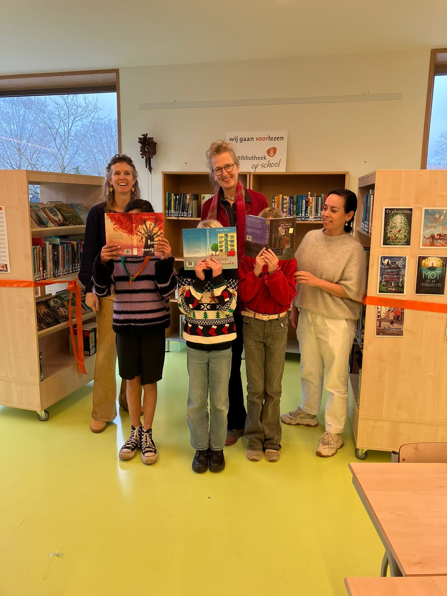 Opening van ‘de Bibliotheek op School’ op basisschool Wereldwijs, Bilthoven